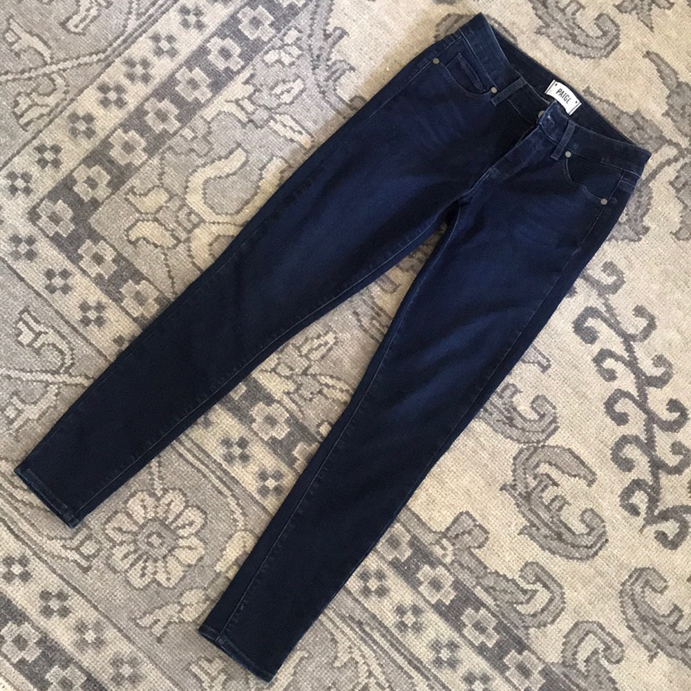 Dark wash Paige denim